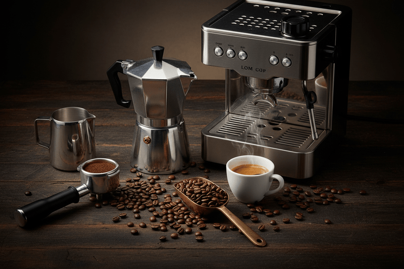 Espresso Çekirdek Kahve Hangi Ekipmanlarda Demlenir? - imesta coffee
