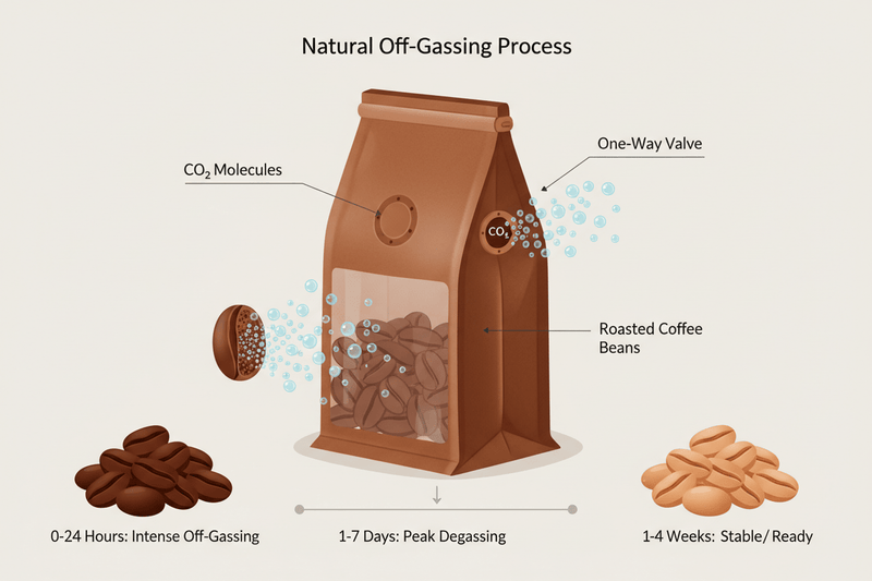 Kahvede Degassing Süreci - imesta coffee