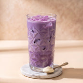Iced Creamy Ube Latte