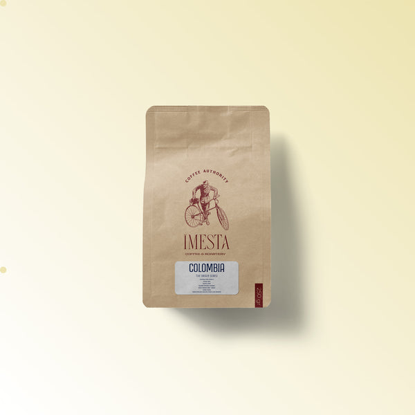 Imesta Colombia dengeli nitelikli yöresel kahve çekirdeği 250g paketi.
