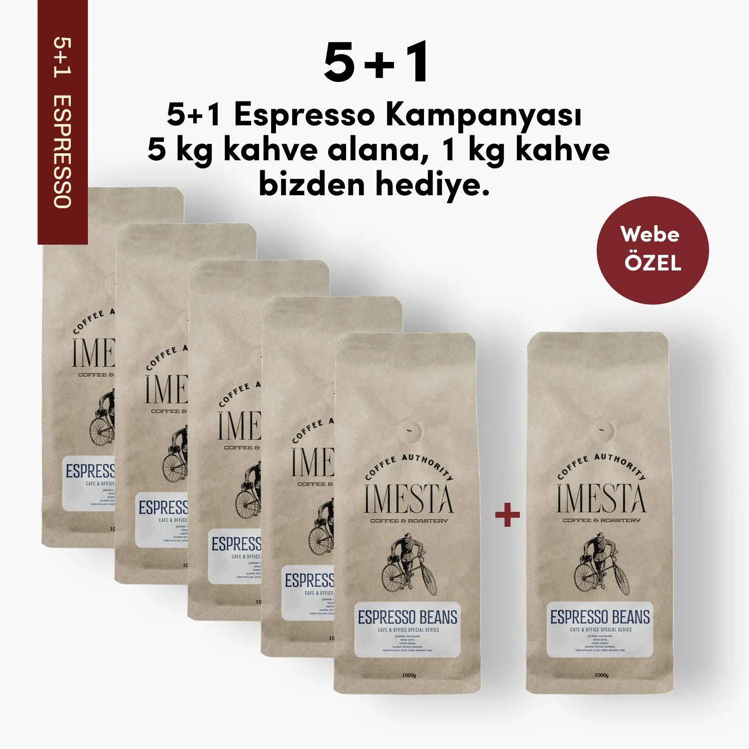 5+1 Avantajlı Espresso Sepeti (1 Kiloluk Paketler)