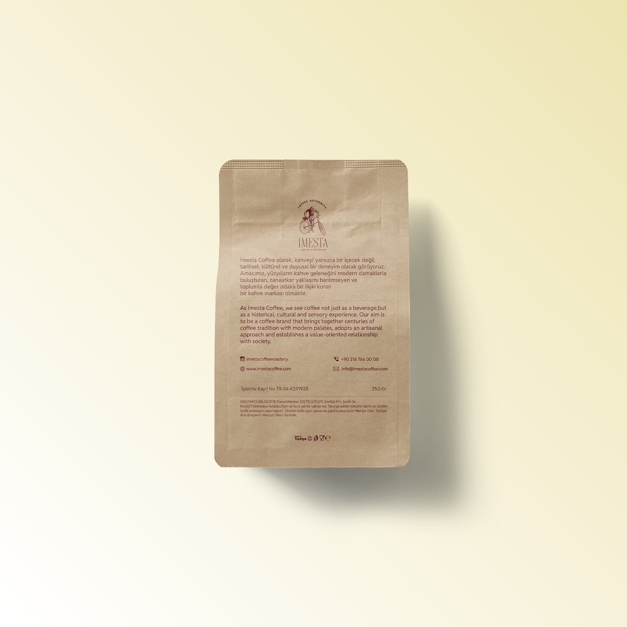 Etiyopya Limu | 250g - imesta coffee - Arka Bilgi