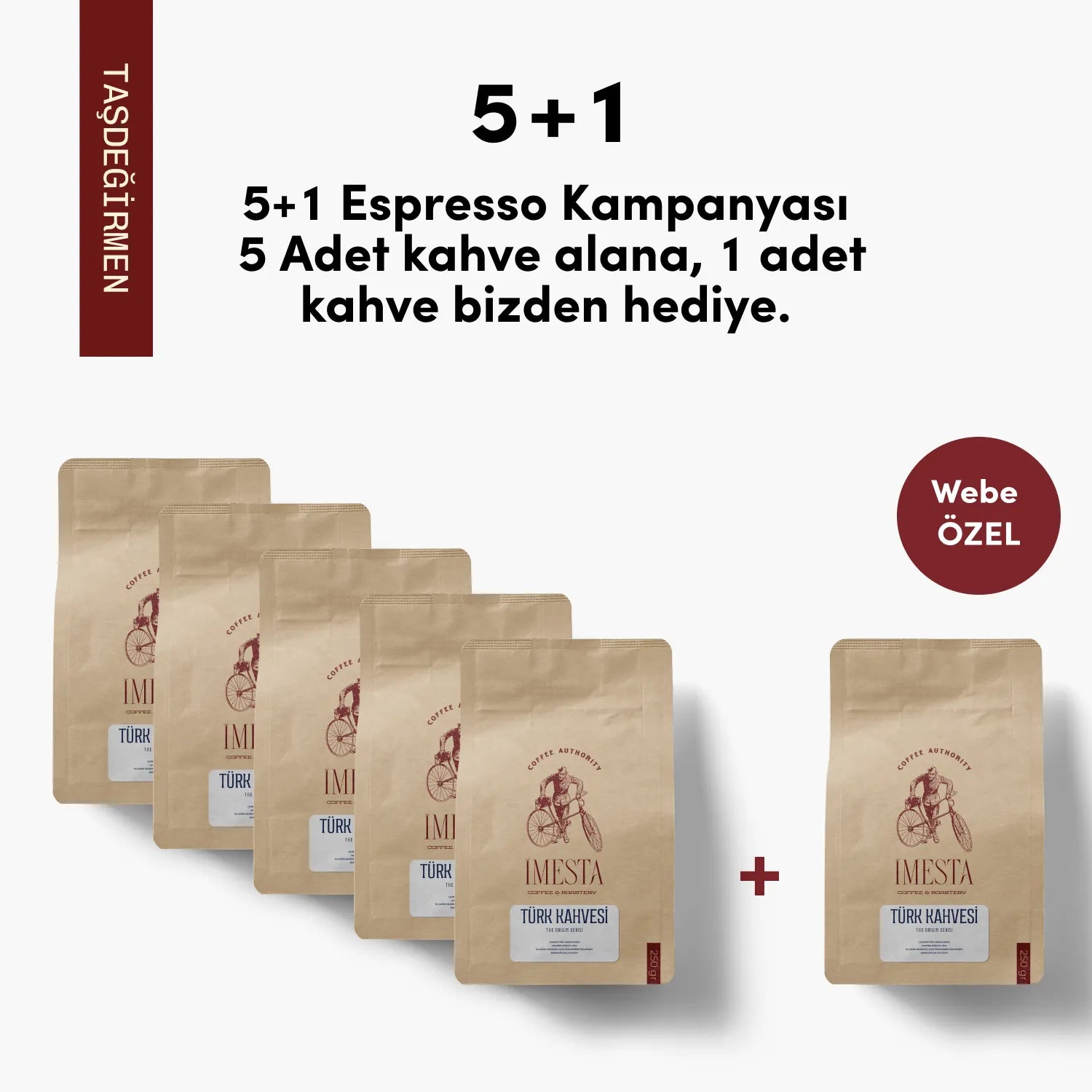 5+1 Geleneksel Türk Kahvesi Paketi (250 Gramlık Paketler)